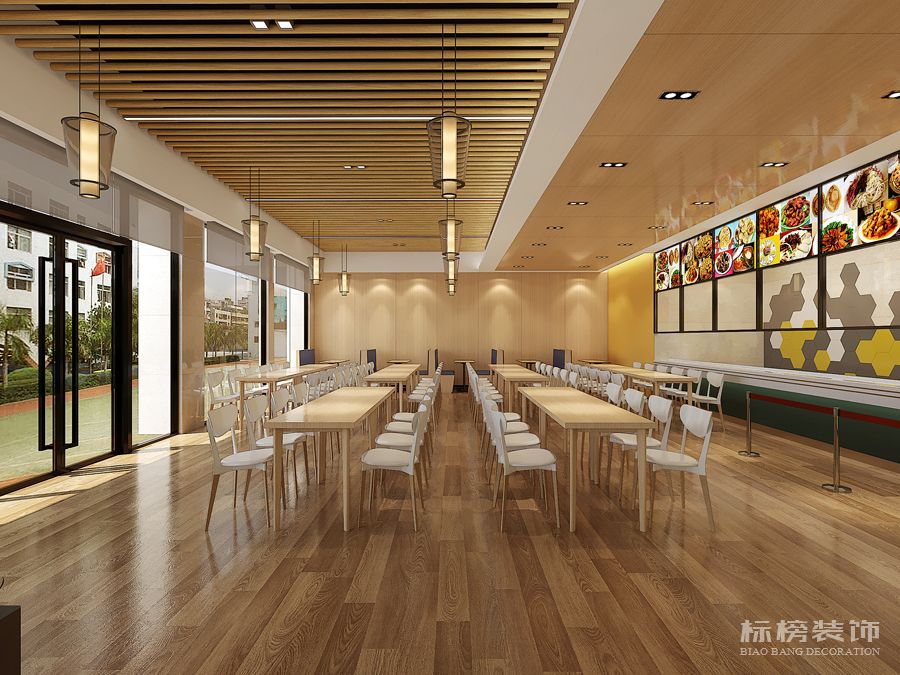 深圳翠园小学食堂设计2